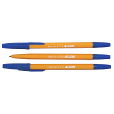 Ручка шариковая синяя,  4-113, 4OFFICE