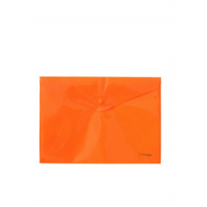 Папка с кнопкой, А4, РР 160мкн "Neon', оранжевая.,5106-02 , NORMA