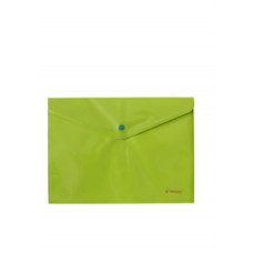 Папка с кнопкой, А4, РР 160мкн "Neon', зелёная.,5106-04 , NORMA