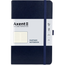 Книга записная Partner, 125*195, 96 л, клет, синяя 8201-02-A AXENT