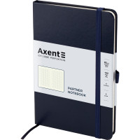 Книга записная Partner, 125*195, 96 л, клет, синяя 8201-02-A AXENT