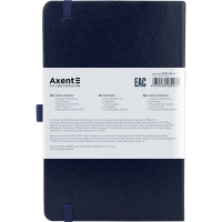 Книга записная Partner, 125*195, 96 л, клет, синяя 8201-02-A AXENT