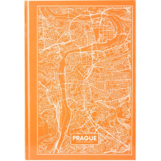 Книга записна А4 Maps Prague, 96арк.кл.перс 8422-542А AXENT