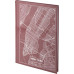 8422-543А Книга записна А4 Maps New York, 96арк.кл.рож.AXENT
