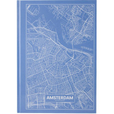 Книга записна А4 Maps Amsterdam, 96арк.кл.блак.8422-507А  AXENT