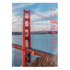 Книга записна А4 96арк., кліт., Connect 8422-565-A AXENT
