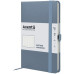 Книга записна Partner, 125*195, 96арк, кліт, сіра 8201-62-A  AXENT