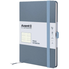 Книга записная Partner Prime, 145*210, 96арк, клетка, серая 8305-62-A AXENT