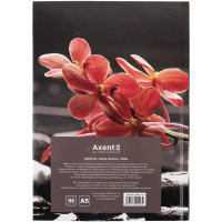 Книга записная твердая обложка. А5, 96 л., клетка  R&B Flower 8457-7-A AXENT