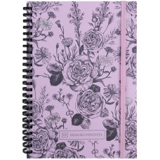 Блокнот на спирали карт. обл., А5, 80 л., кл.,OS, Pink Roses 8471-2-A-OS AXENT Блокнот на спирали карт. обл., А5, 80 л., кл.,OS, Pink Roses 8471-2-A-OS AXENT