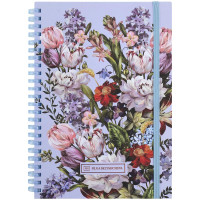 Блокнот на спирали карт. обл., А5, 80 л., кл.,OS, Spring flow  8471-5-A-OS AXENT
