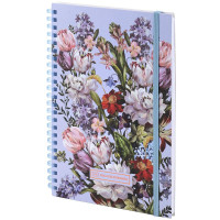 Блокнот на спирали карт. обл., А5, 80 л., кл.,OS, Spring flow  8471-5-A-OS AXENT