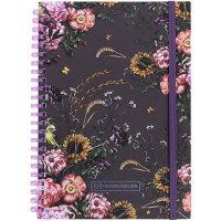 Блокнот на спирали карт. обл., А5, 80 л., кл.,OS, Purple field 8471-6-A-OS AXENT