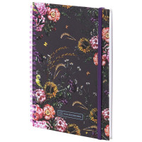 Блокнот на спирали карт. обл., А5, 80 л., кл.,OS, Purple field 8471-6-A-OS AXENT