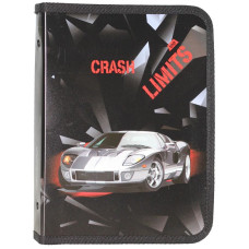 папка на молнииі объемная "Crash Car", 30*190*250 мм, PP, 5630-21C, Class
