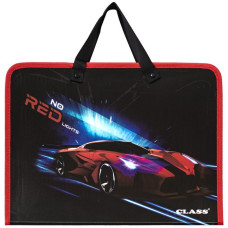 папка с ручками "Red Car", PP, 600 мкм, 350*255*45 мм,5631-25C,CLASS