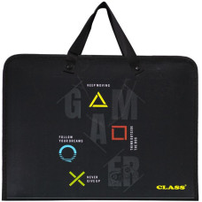 папка с ручками " Gamer", PP, 600 мкм, 350*255*45 мм,5633-25C,CLASS
