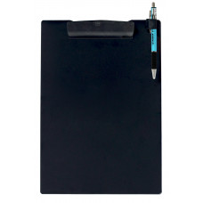 Планшет пластиковый, А4 с клипом, держателем для ручки, чёрный., 2.5 мм, 5104, NORMA
