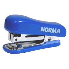 степлер, 10/4, 27 мм, мини 8л, с дестепл., синий., 4051, NORMA