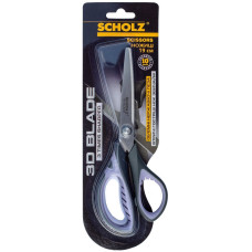 ножницы 19см,3D BLADE , прорезиненные. ручки, 4207SCH, SOZ